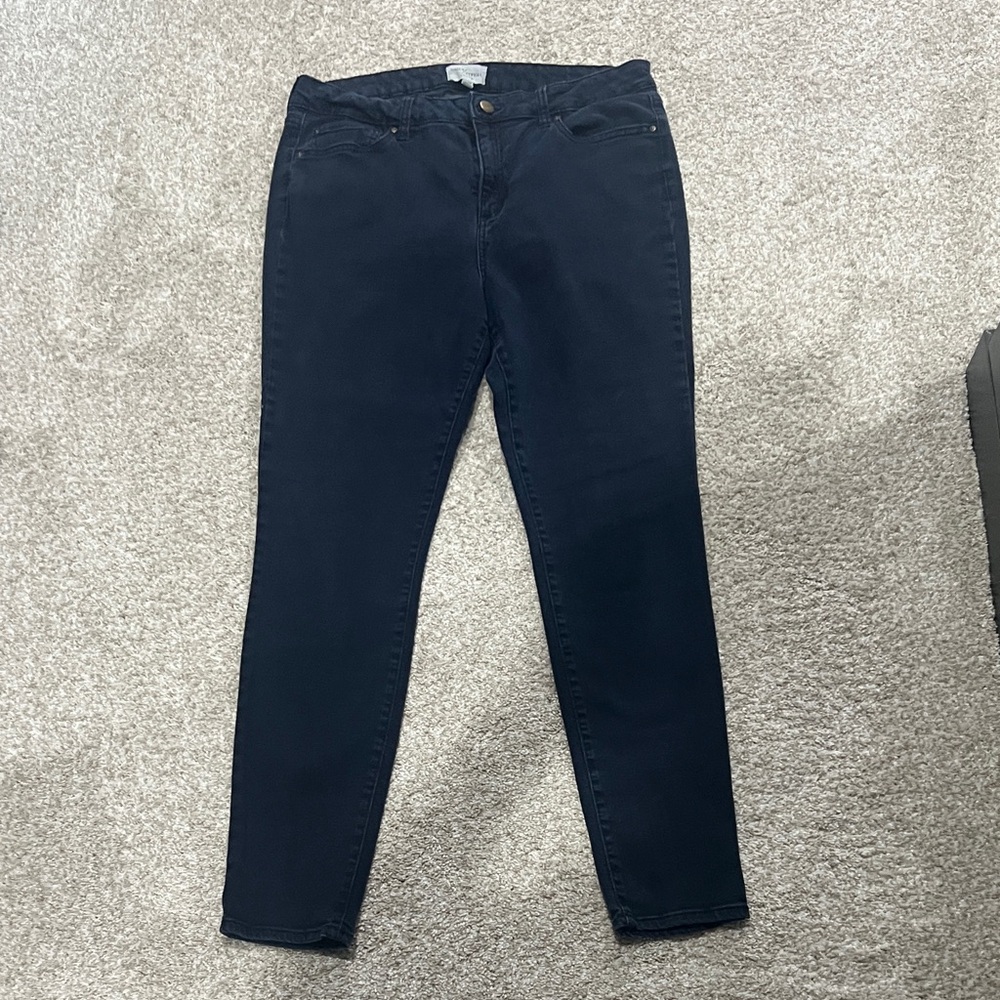 Daily Ritual Women's Navy Skinny Jeans